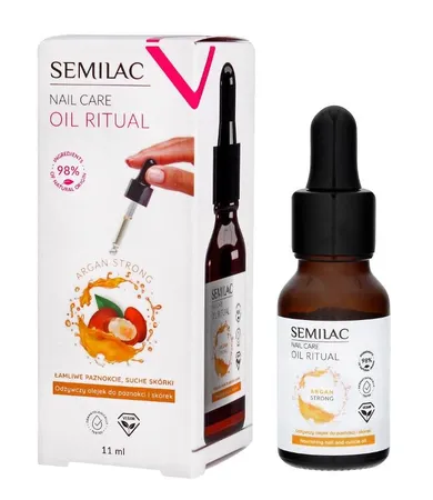 Semilac, Nail Care Oil Ritual, odżywczy olejek do paznokci i skórek, 11 ml
