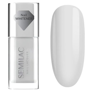 Semilac, Nail Lacquer, klasyczny lakier do paznokci, 100 nail whitener, 9 ml