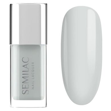Semilac, Nail Lacquer, klasyczny lakier do paznokci, 108 classic white, 9 ml
