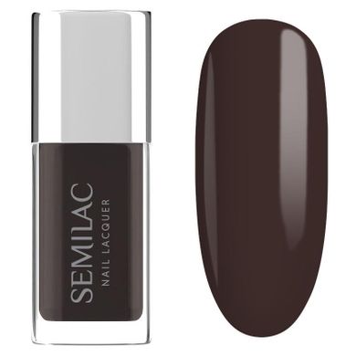 Semilac, Nail Lacquer, klasyczny lakier do paznokci, 111 espresso, 9 ml