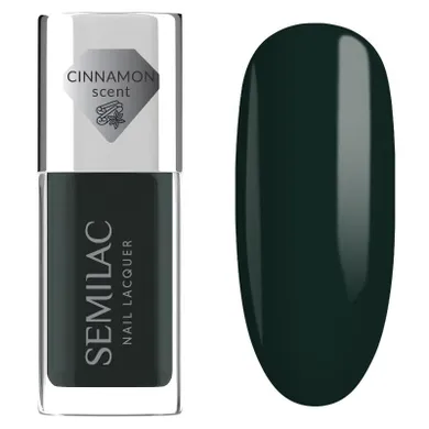 Semilac, Nail Lacquer, klasyczny lakier do paznokci, 114 bottle green, 9 ml