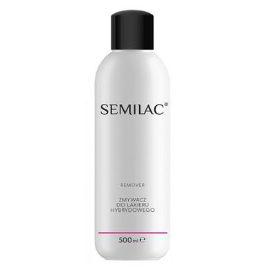 Semilac, remover zmywacz do hybrydy, 500 ml