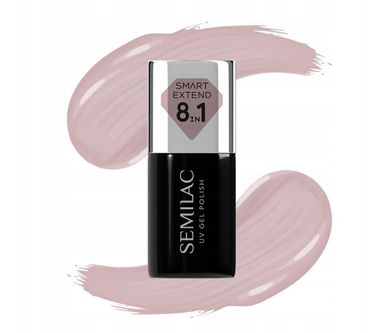 Semilac, smart extend, lakier hybrydowy, delicate mocca nr 815, 7 ml