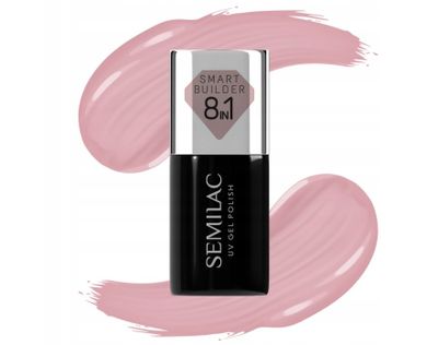 Semilac, smart extend, lakier hybrydowy, nude rose nr 802, 7 ml
