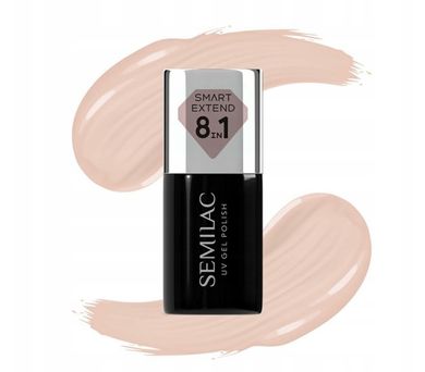Semilac, smart extend, lakier hybrydowy, pale nude nr 816, 7 ml