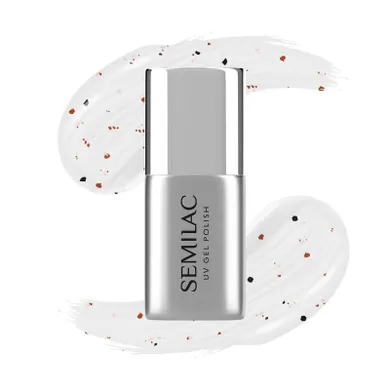 Semilac, top do lakierów hybrydowych, terazzo t24, 7 ml