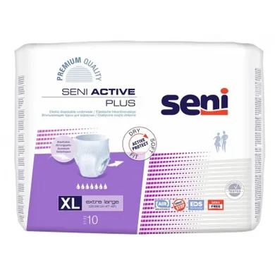 Seni, active plus exttra large, majtki chłonne, 10 szt.