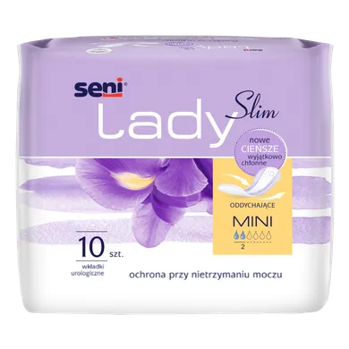 Seni, lady slim, mini, wkładki ulologiczne, 10 szt.