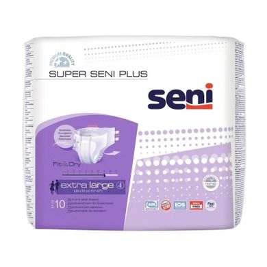 Seni, super plus XL, pieluchy, fiolet, 10 szt.