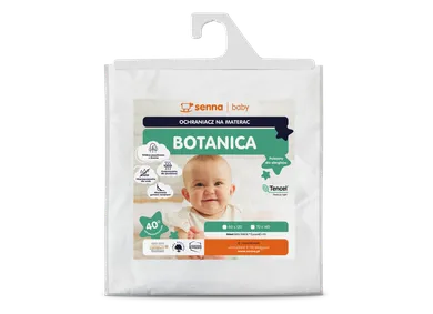 Senna Baby, ochraniacz na materac, Botanica, 140-70 cm