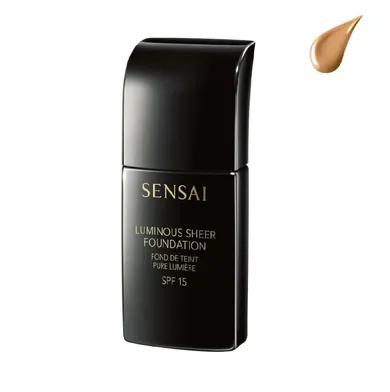 Sensai, Luminous Sheer Foundation, podkład rozświetlający, 203 Neutral Beige, SPF 15, 30 ml