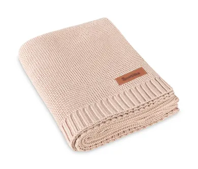 Sensillo, Elva, koc z wiskozy bambusowej i bawełny, dusty pink, 80-100 cm