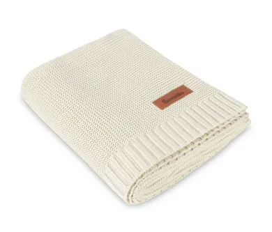 Sensillo, Elva, koc z wiskozy bambusowej i bawełny, warm beige, 80-100 cm