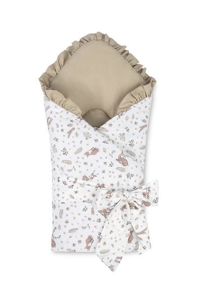 Sensillo, Forest, rożek niemowlęcy, beige, 75-75 cm