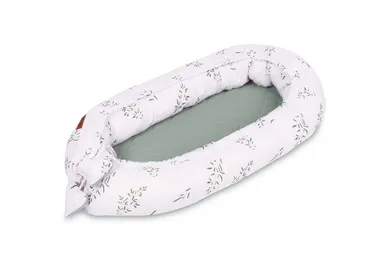 Sensillo, Gałązka, gniazdko niemowlęce, kokon, muślin, zielony, 80-45 cm