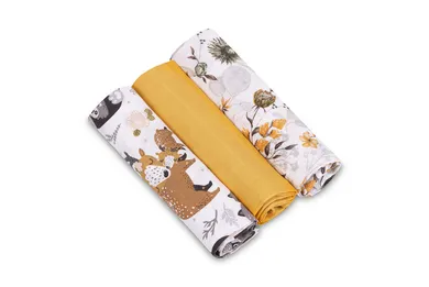 Sensillo, pielucha muślinowa, 60-80 cm, 3 szt.