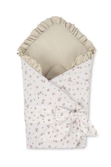 Sensillo, Rose, rożek niemowlęcy, beige, 75-75 cm