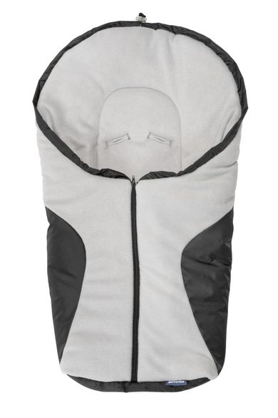 Sensillo, śpiworek do nosidełka polarowy, black/grey