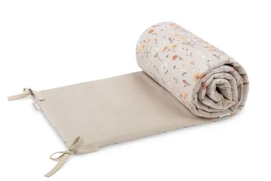 Sensillo, Velvet, ochraniacz do łóżeczka, bloom beige