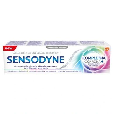 Sensodyne, Kompletna Ochrona+, pasta do zębów z fluorkiem, 75 ml