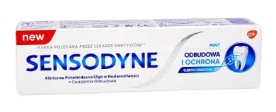 Sensodyne, Odbudowa i Ochrona, pasta do zębów z fluorkiem, 75 ml