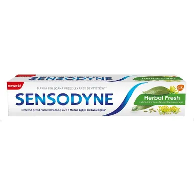 Sensodyne, pasta do zębów, Herbal Fresh, 75 ml