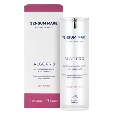 Sensum Mare, Algopro, wysoce regenerujące-odbudowujące serum z ceramidami, 30 ml