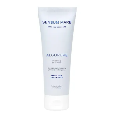 Sensum Mare, Algopure, oczyszczająca maseczka glinkowo-prebiotyczna do twarzy, 70 ml