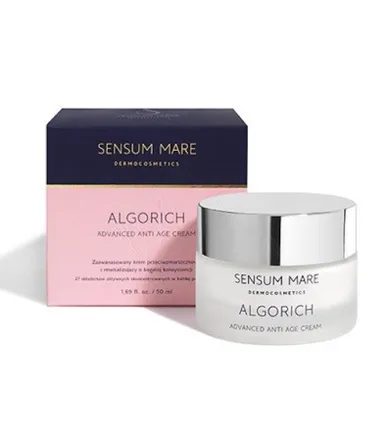 Sensum Mare, Algorich Advanced Anti Age Cream, zaawansowany krem przeciwzmarszczkowy i rewitalizujący o bogatej konsystencji, 50 ml