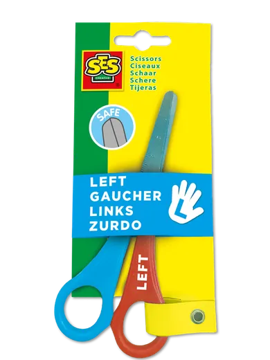 SES Creative, bezpieczne nożyczki dla małych leworęcznych dzieci
