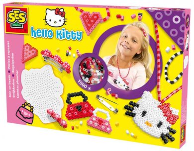 SES Creative, Koraliki do prasowanek, Hello Kitty biżuteria, 1500 szt.