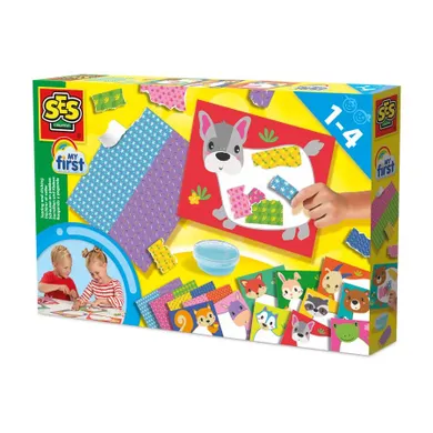 SES Creative, Moje pierwsze wydzieranie i przyklejanie, zestaw kreatywny