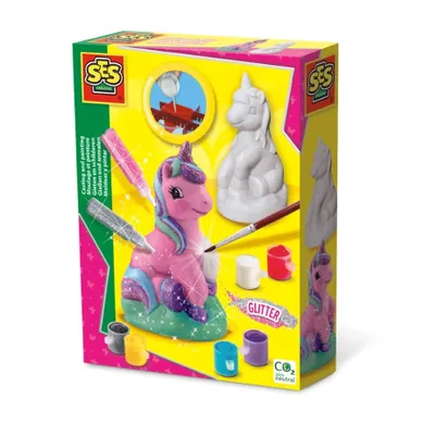 SES Creative, odlewy gipsowe do malowania, jednorożec