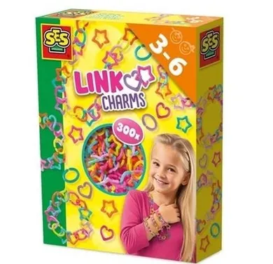 SES Creative, zrób własną bransoletkę, zestaw kreatywny, 300 elementów