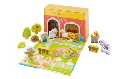 Sevi, Farma, drewniano-kartonowy domek do zabawy