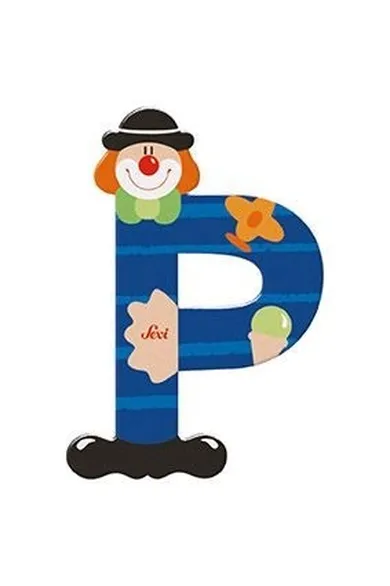 Sevi, P, drewniana literka