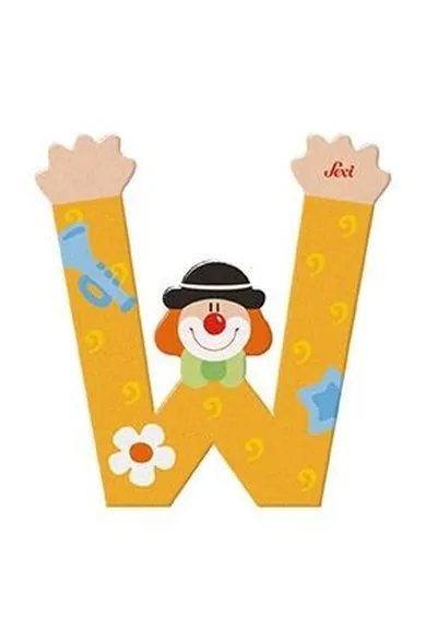 Sevi, W, drewniana literka