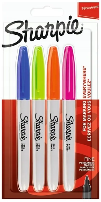 Sharpie, Fine, markery, 4 kolory