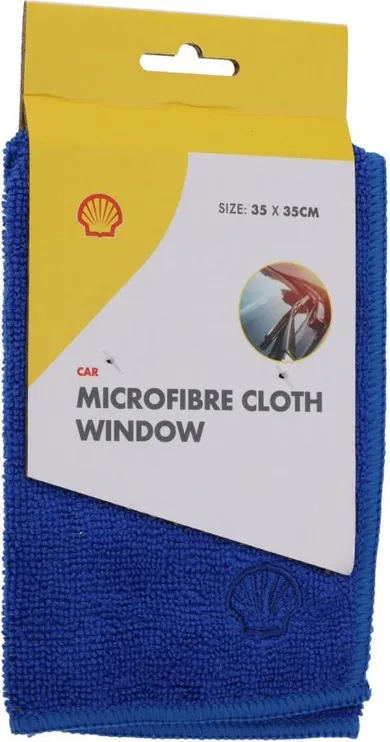 Shell, ściereczka do czyszczenia z microfibry, do szyb, 35-35 cm