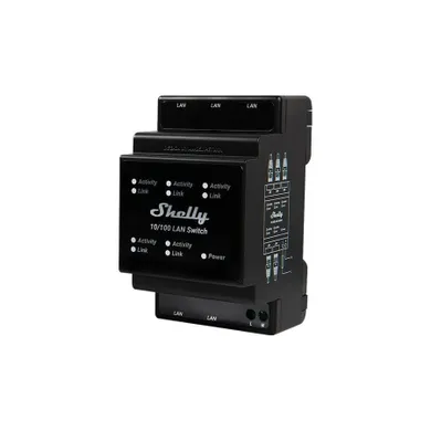 Shelly, LAN Switch, 5-portowy przełącznik sieciowy, LAN