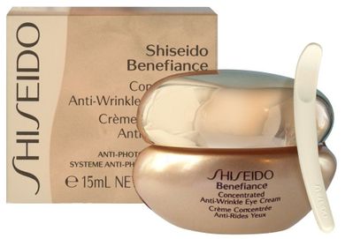 Shiseido, Benefiance concentrated anti wrinkle eye cream, Skoncentrowany krem przeciwzmarszczkowy pod oczy, 15 ml