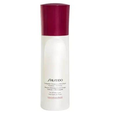 Shiseido, Complete Cleansing MicroFoam, pianka nawilżająco-oczyszczająca do twarzy, 180 ml