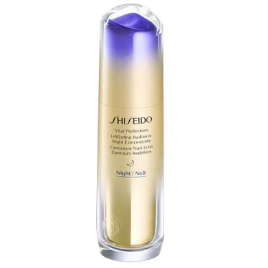 Shiseido, Vital Perfection LiftDefine Radiance Night Serum, rozświetlające serum do twarzy na noc, 40 ml