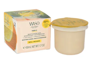Shiseido, Waso Yuzu-C Beauty Sleeping Mask, maseczka do twarzy, refill, 50 ml