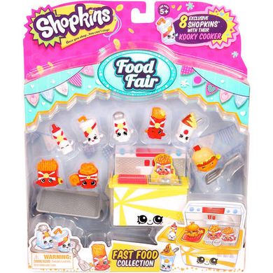Shopkins, Seria 3, Deluxe, Fast Food, zestaw z figurkami