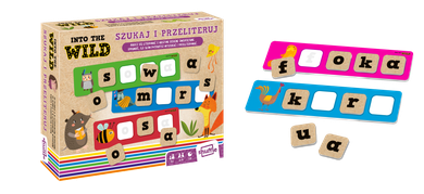 Shuffle, Into the Wild, Szukaj i przeliteruj, gra edukacyjna
