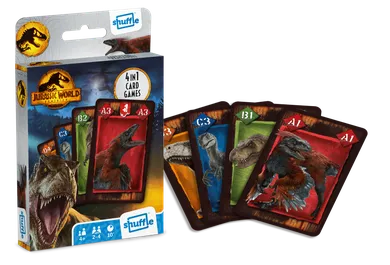 Shuffle, Jurassic World, gra karciana 4w1