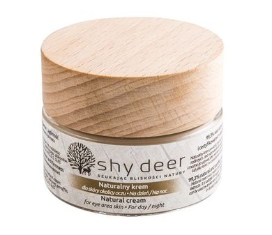 Shy Deer, Natural Cream, naturalny krem dla skóry okolicy oczu, 30 ml