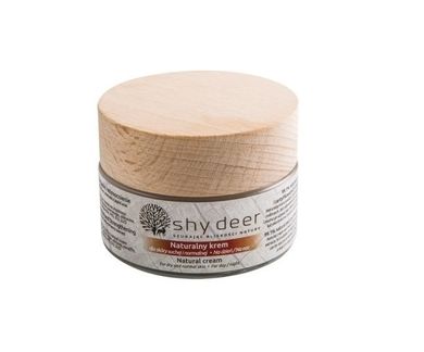 Shy Deer, Natural Cream, naturalny krem dla skóry suchej i normalnej, 50 ml