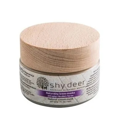 Shy Deer, Natural Cream, naturalny krem-maska anti-aging, 50 ml